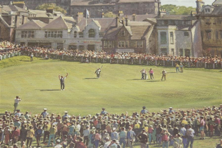'The Final Green' Open Championship at St Andrews Print 35/400 Signed by Artist Arthur Weaver