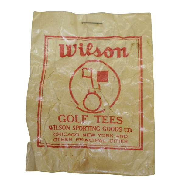 Vintage Wax Wilson Golf Tees Bag - Wilson - Crist Collection