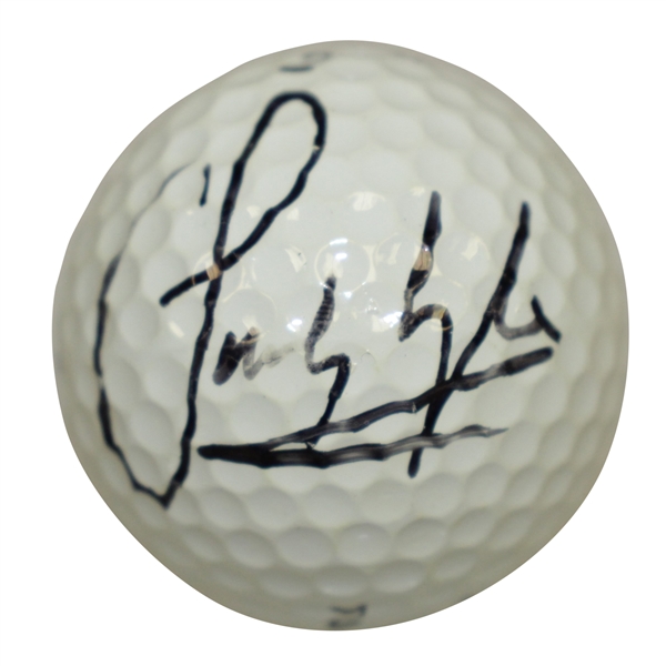 Sandy Lyle Signed Titleist Logo Golf Ball JSA ALOA