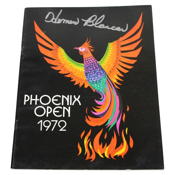 Homero Blancas Signed 1973 Phoenix Open Program - Winner JSA ALOA