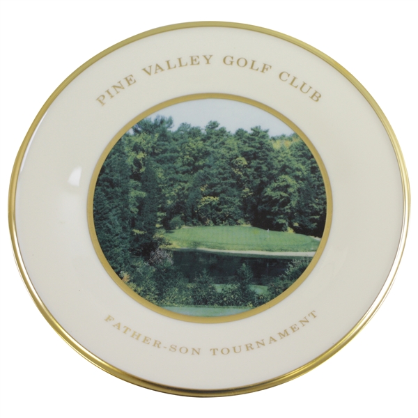 Pine Valley Golf Club Lenox Father-Son Tournament Plate - 14th Hole