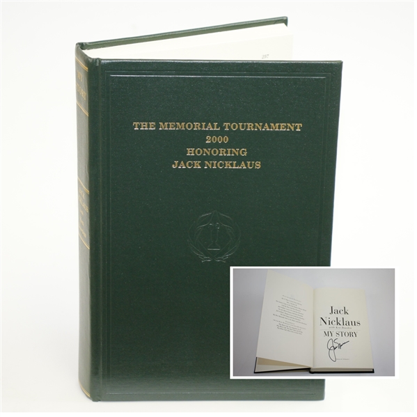 Jack Nicklaus Signed 2000 Ltd Ed Memorial Book Honoring Nicklaus 216/225 JSA ALOA