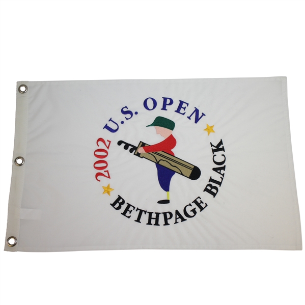 2002 US Open at Bethpage Black Embroidered Multi-Colored Flag - Challenging Style of '02 Open