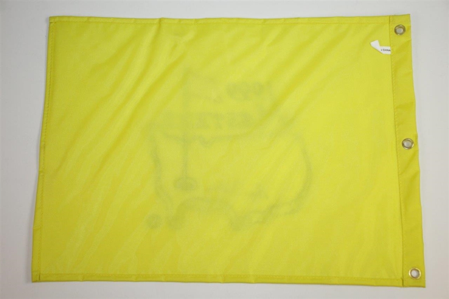 Byron Nelson Signed 1999 Masters Tournament Embroidered Flag JSA FULL #BB29315