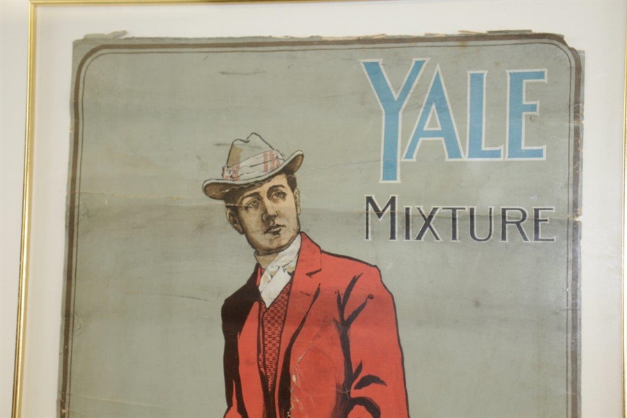 Circa 1910 Yale Mixture Advertising Poster - Framed