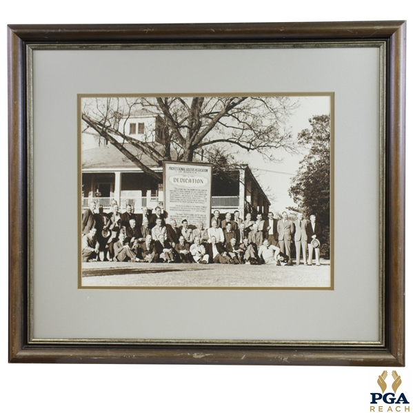 1937 Senior PGA Championship Dedication of PGA of America at Augusta National Golf Club Photo - Framed