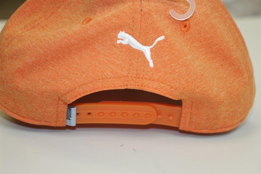 Rickie Fowler Signed Orange 'P' Puma Hat JSA #GG76825