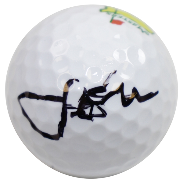 Jordan Spieth Signed Masters Logo Golf Ball FULL JSA #Z91315