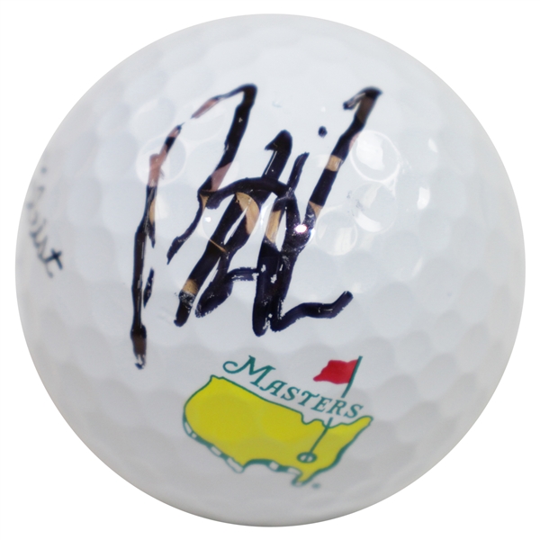 Patrick Reed Signed Masters Logo Golf Ball JSA #AA57385