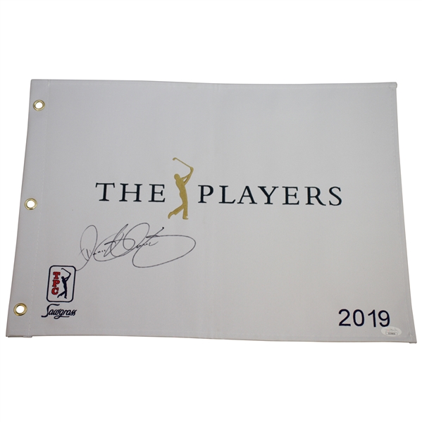 Rory McIlroy Signed The Players 2019 Embroidered Flag - Large Signature JSA #EE39850