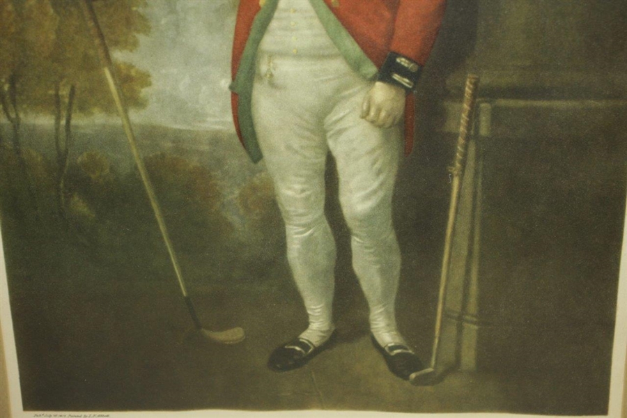 Henry Callender The Society of Golfers at Blackheath Color Mezzotint Print by Will Henderson
