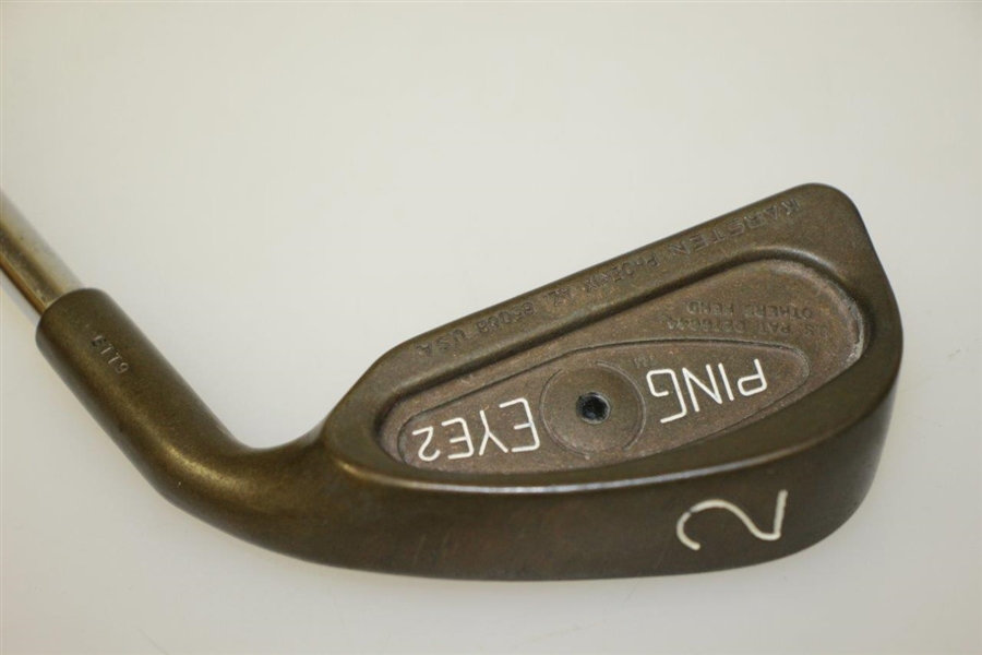 President Bush's 1989 Ryder Cup Honorary Captain Gifted Personal 2-Iron from Mark Calcavecchia
