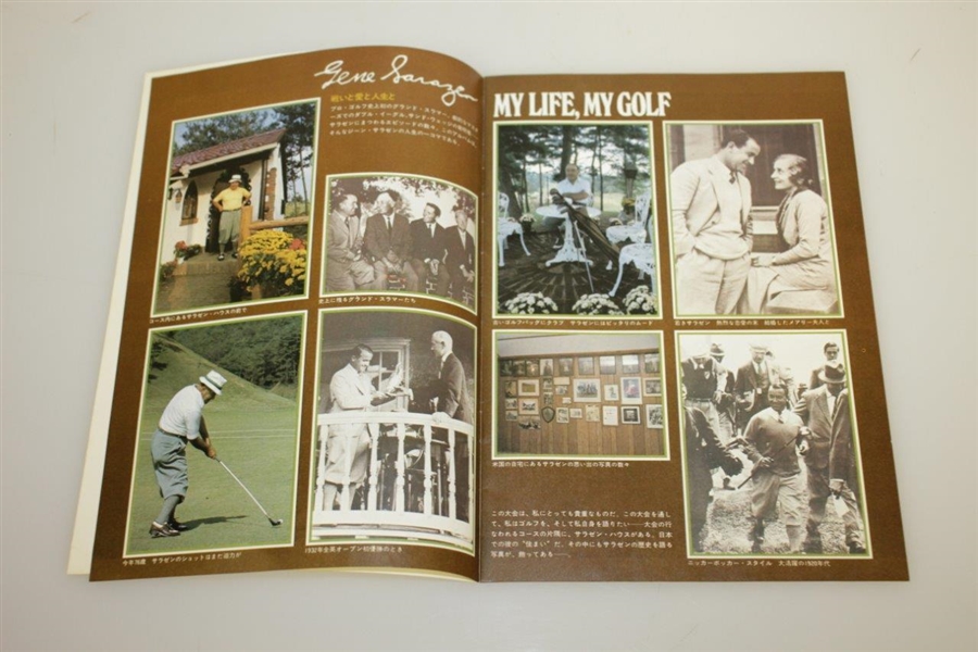 Gene Sarazen Signed Japanese 'Gene Sarazen Jun Classic' 1978 Program JSA ALOA