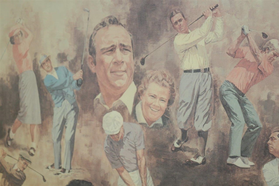 1978 Artists Proof Golf Immortals World Golf Hall Of Fame Dom Lupo Lithograph