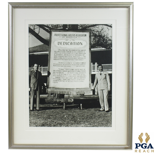 PGA of America Dedication at Augusta National Clubhouse - Tom Walsh & George Jacobus Photo