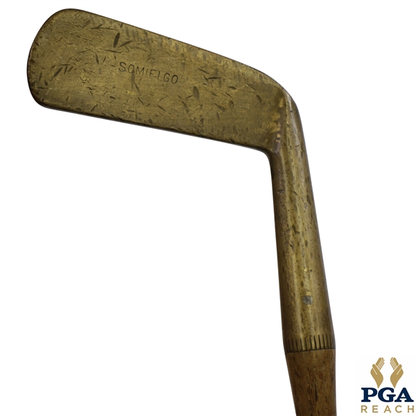 Somielgo Brass Putter with Wrapped Grip