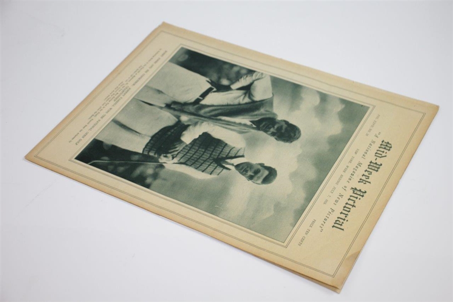 Bobby Jones & Johnny Farrell 1928 Mid-Week Pictorial Magazine - July