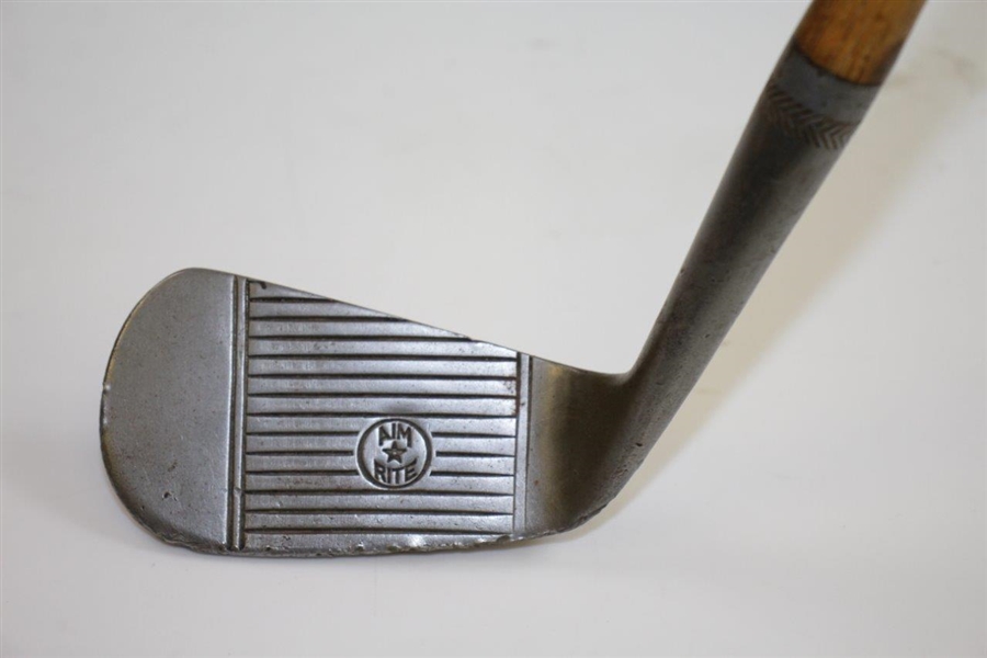 Carnoustie Hammer Forged Lined Faced Mashie with Aim Rite Logo on Face