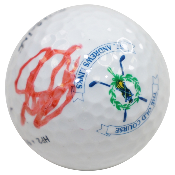 John Daly Signed Old Course at St. Andrews Logo Golf Ball - Site of OPEN Win JSA ALOA