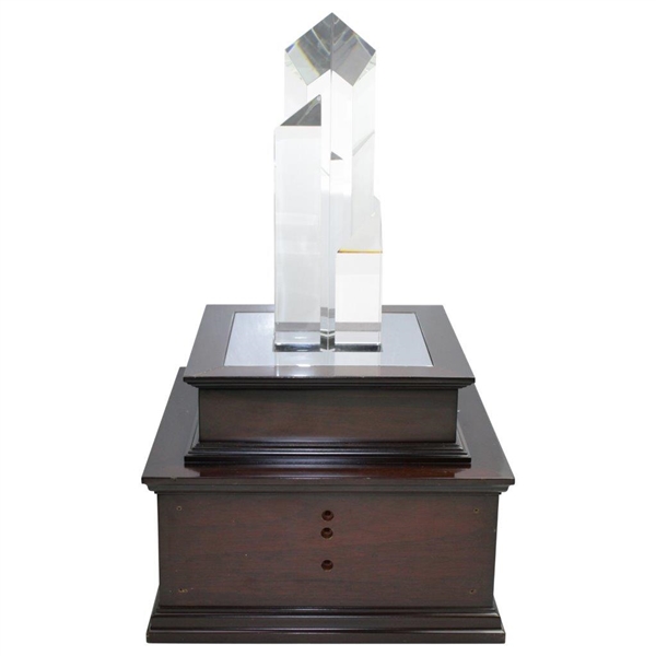 PGA Grand Slam Of Golf Champion Of Champions Crystal Touring Trophy - Tiger 7-Time Winner