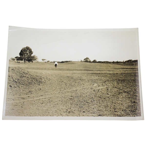 Early 1930's Jockey Club of Argentina Hole #1 Green Construction Photo - Wendell Miller Collection