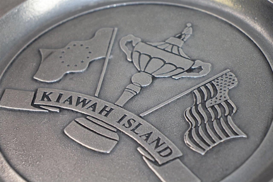 Mark Calcavecchia's Personal 1991 Ryder Cup at Kiawah Island Pewter Plate