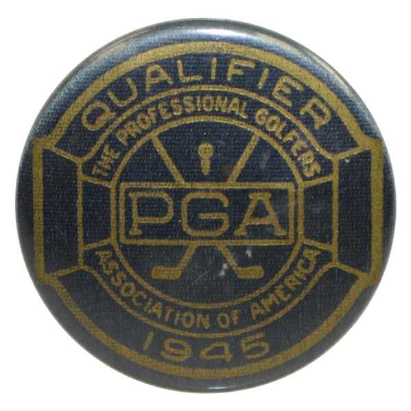 1945 PGA Championship at Morraine CC Contestant Badge - Byron Nelson Winner
