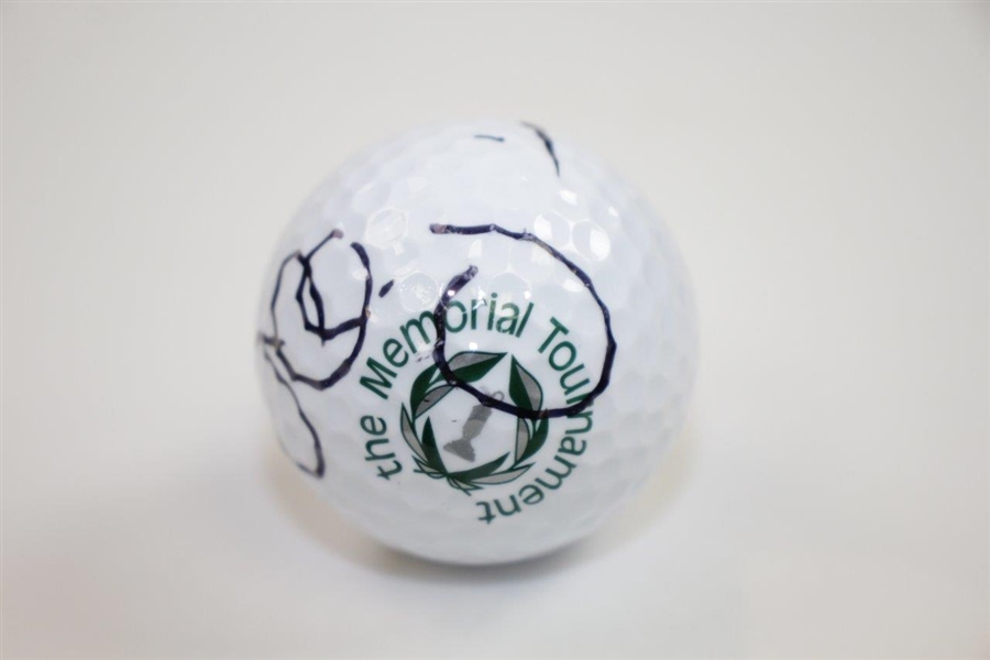 Rory McIlroy Signed Memorial Tournament Logo Golf Ball JSA ALOA