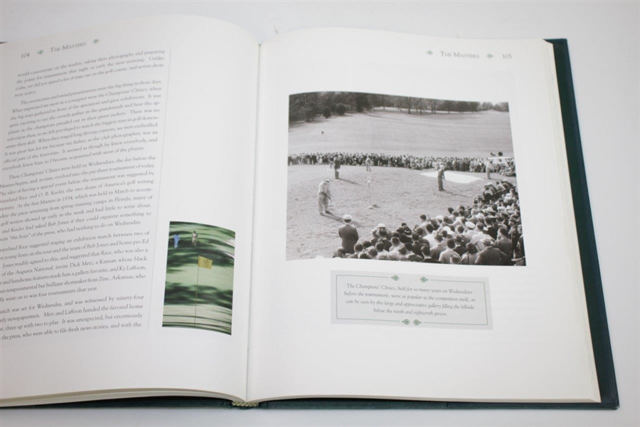 Augusta National & The Masters 'A Photographer's Scrapbook' Signed by Frank Christian JSA ALOA