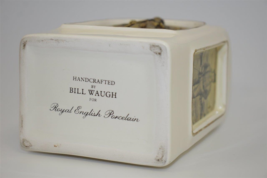 Old Tom & Young Tom Royal English Porcelain Decanter Handcrafted by Artist Bill Waugh