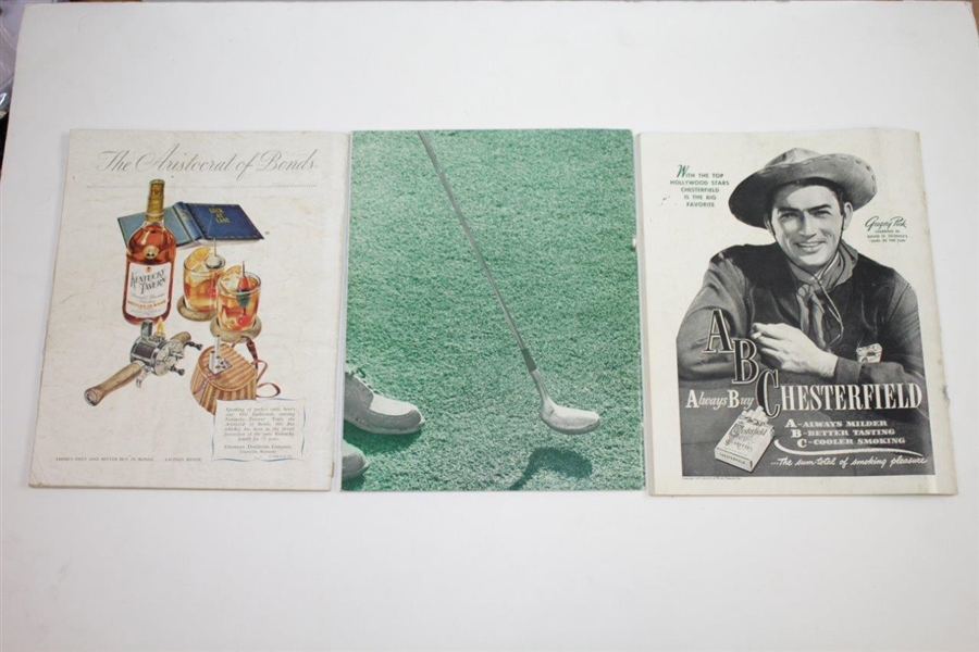 1947, 1948, & 1954 Women's Southern Golf Championship Official Programs