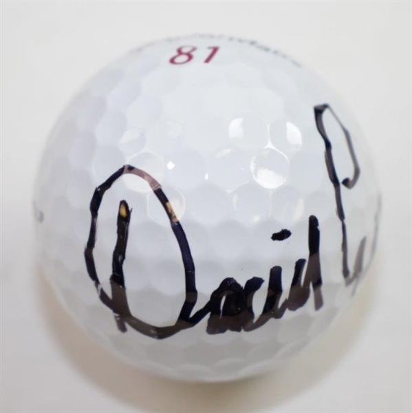 David Graham Signed Personal 'TaylorMade 81' Logo Golf Ball JSA ALOA