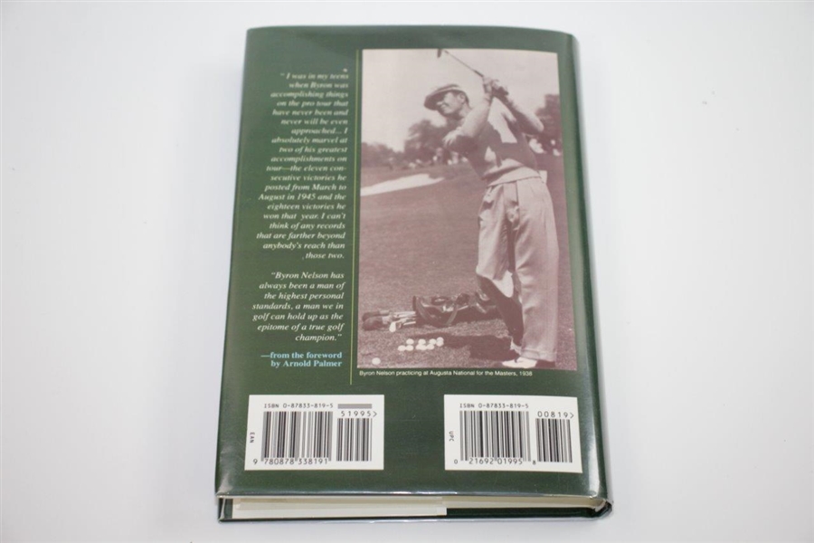 Byron Nelson Signed 1993 Book How I Played the Game JSA ALOA