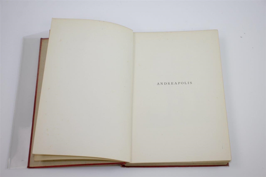 1903 Andreapolis, Being Writings In Praise Of St. Andrews Book by Professor Knight