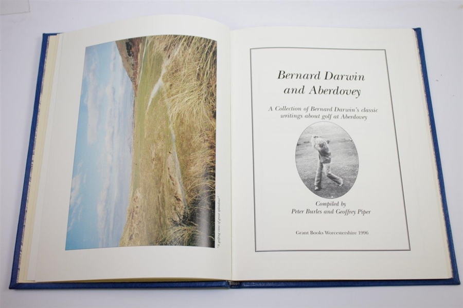 Bernard Darwin and Aberdovey Deluxe Ltd Ed #21/125 Book by Geoffrey Piper