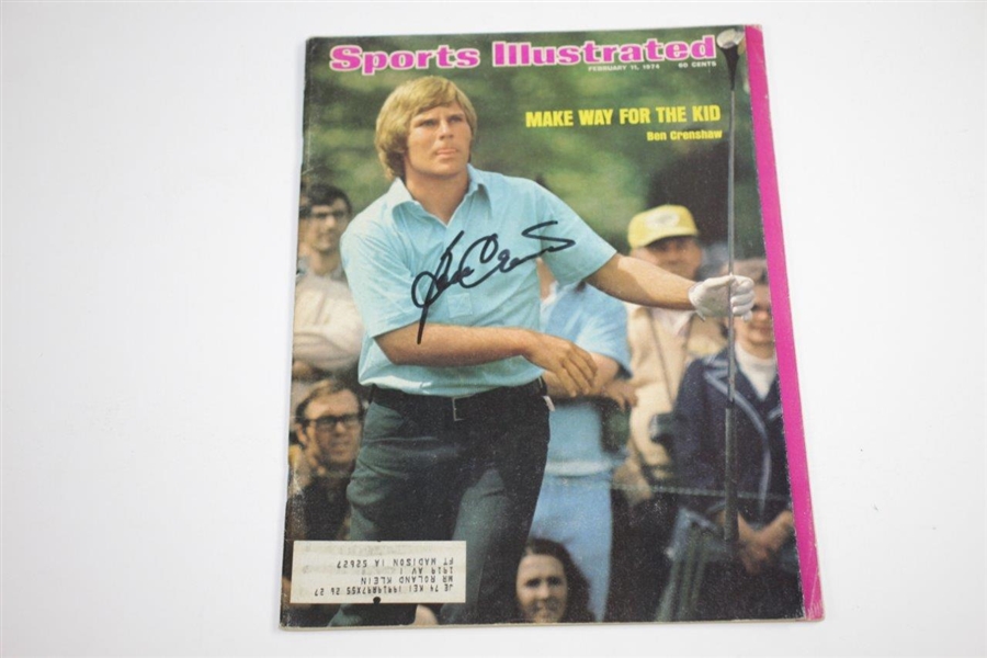 Ben Crenshaw Signed 1995 Masters Journal & 2 Of His Sports Illustrated Magazines SignedJSA ALOA