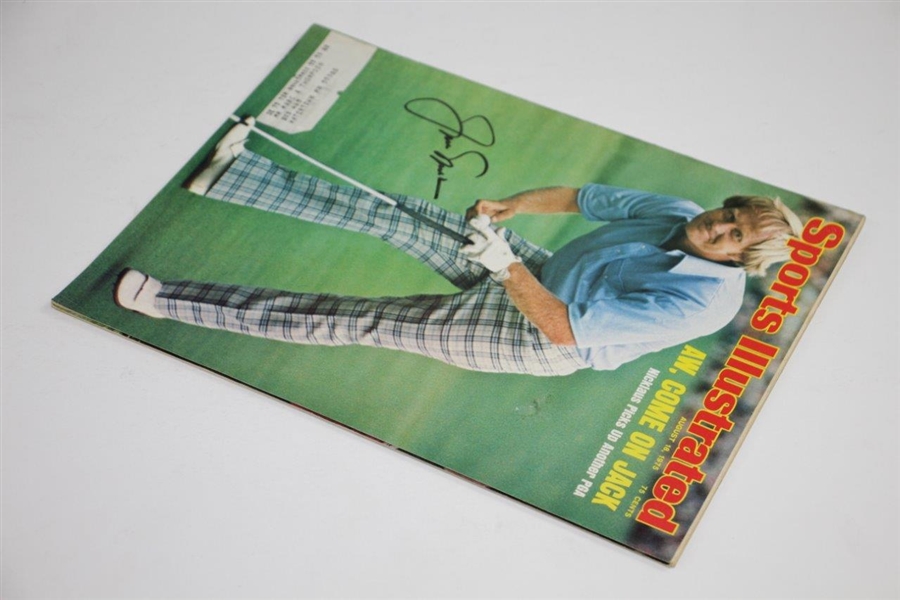 Jack Nicklaus Signed August 18, 1975 Sports Illustrated Magazine JSA ALOA