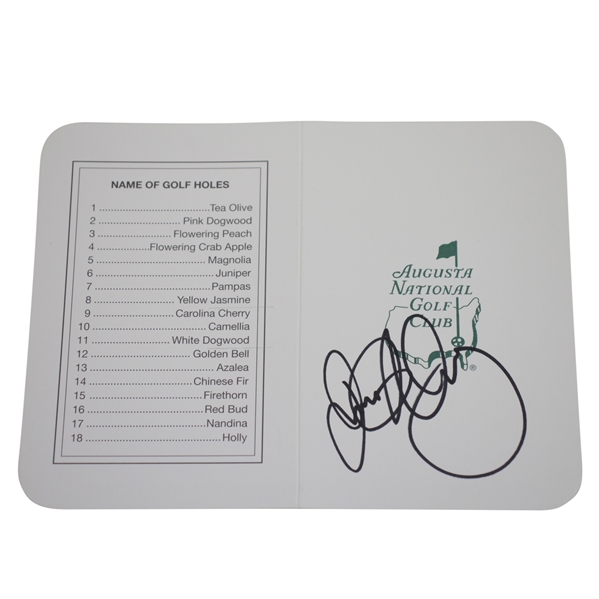 Rory McIlroy Signed Augusta National Golf Club Scorecard JSA #V16586