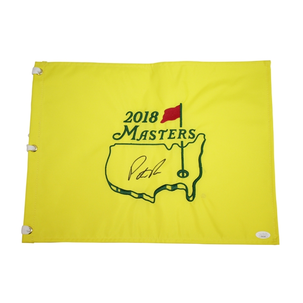 Patrick Reed Signed 2018 Masters Embroidered Flag JSA #EE81509