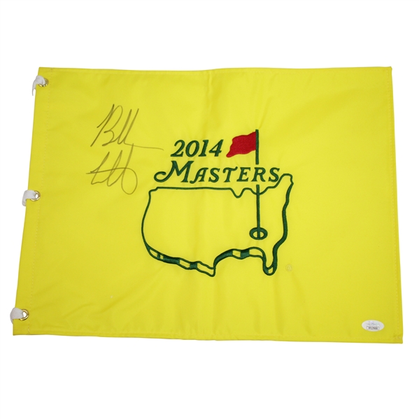 Bubba Watson Signed 2014 Masters Embroidered Flag JSA #FF17900