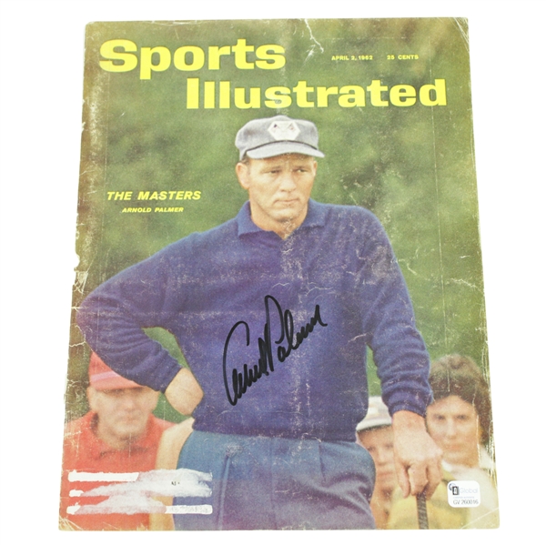 Arnold Palmer Signed April 2, 1962 Sports Illustrated Magazine JSA ALOA