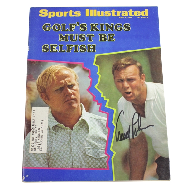 Arnold Palmer Signed June 1, 1970 Sports Illustrated Magazine JSA ALOA