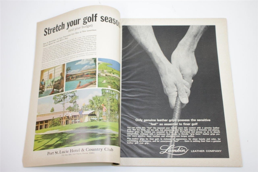 Arnold Palmer Signed October 1964 Golf Digest Magazine JSA ALOA