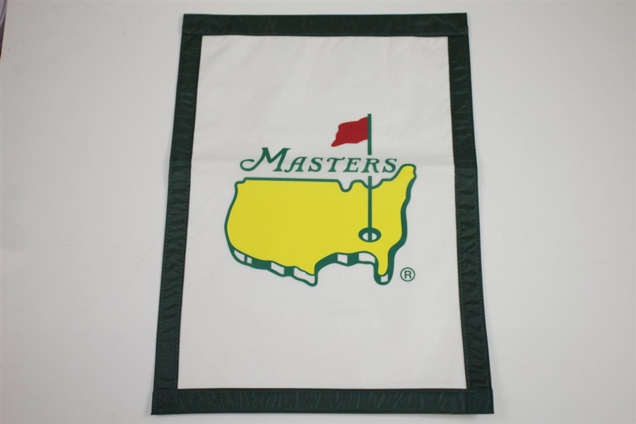 Fuzzy Zoeller Signed Masters Undated Garden Flag JSA ALOA