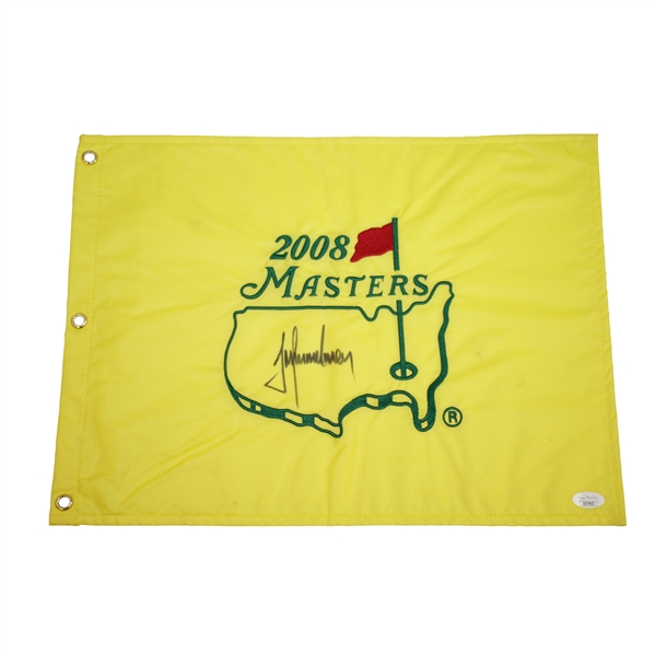 Trevor Immelman Signed 2008 Masters Embroidered Flag JSA #GG75933