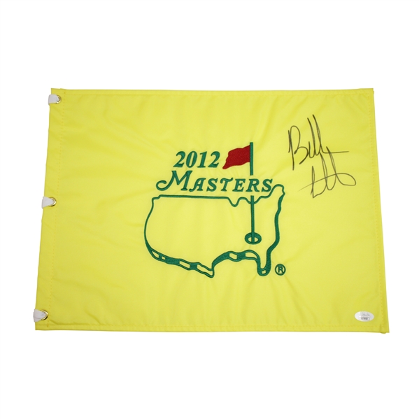 Bubba Watson Signed 2012 Masters Embroidered Flag JSA #GG75928