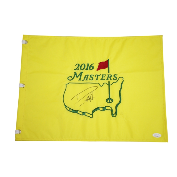 Danny Willett Signed 2016 Masters Embroidered Flag JSA #GG75929