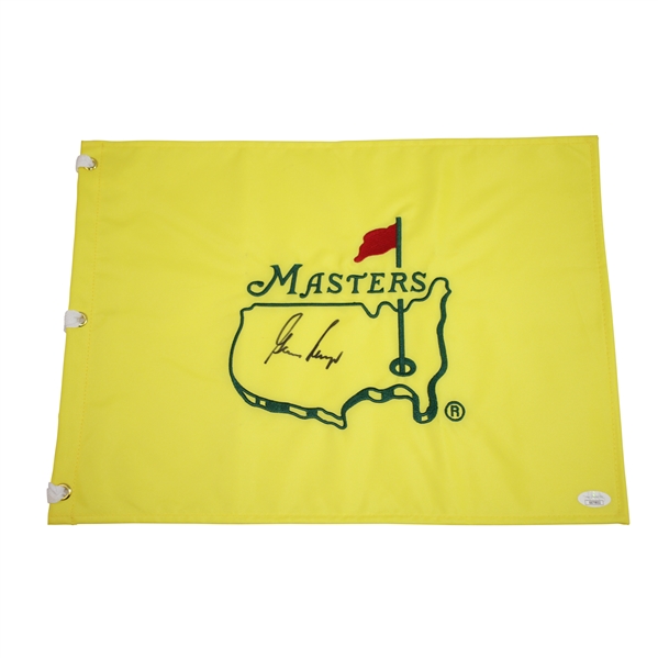 Gary Player Signed Undated Masters Embroidered Flag JSA #GG75932