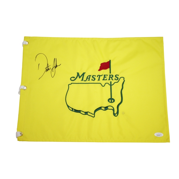 Dustin Johnson Signed Undated Masters Embroidered Flag JSA #DD31637