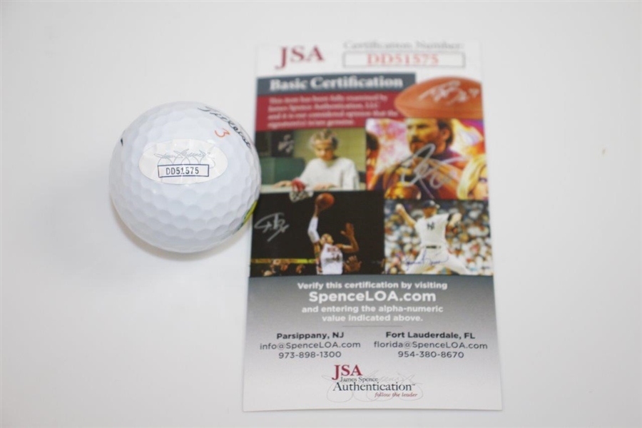 Cameron Champ Signed Masters Logo Golf Ball JSA #DD51575